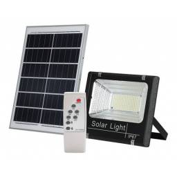Foco Led 30 W C/ Panel Solar Y Sensor , Exterior Jardn