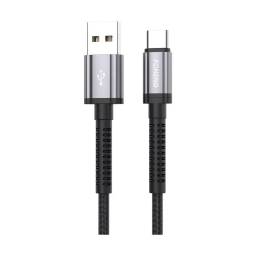 Cable USB Tipo C 2.1 A Foneng Metlico Reforzado 1m